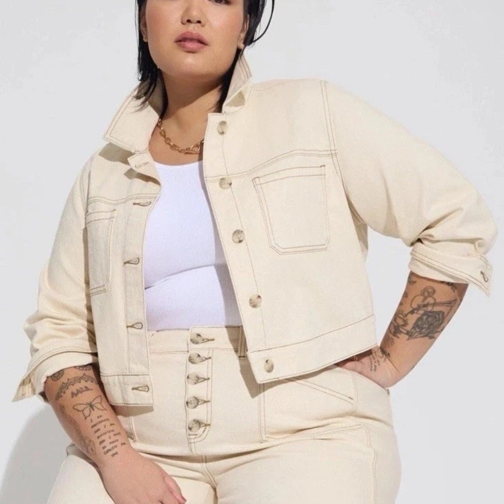 Torrid Cropped Jean Jacket 3X